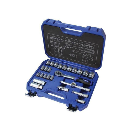 Faithfull 3/8in Drive Socket Set, 26 Piece Faithfull - RockBottom Northampton