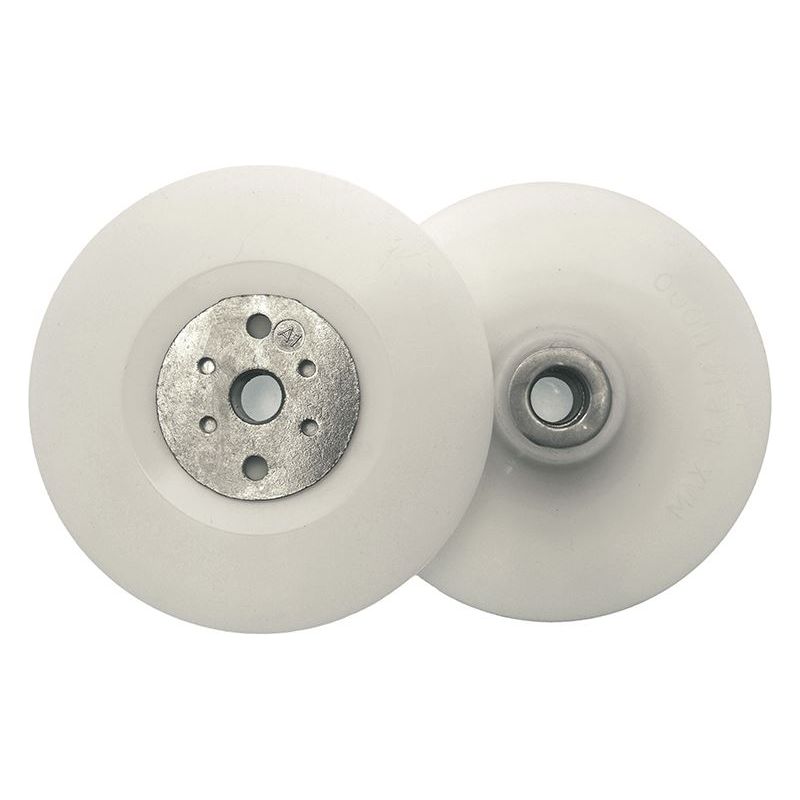 Flexipads World Class Angle Grinder Pad White 125mm (5in) M14 Flexipads World Class - RockBottom Northampton