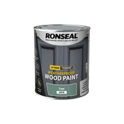 Ronseal 10 Year Weatherproof Wood Paint Sage Satin 750ml Ronseal - RockBottom Nothampton