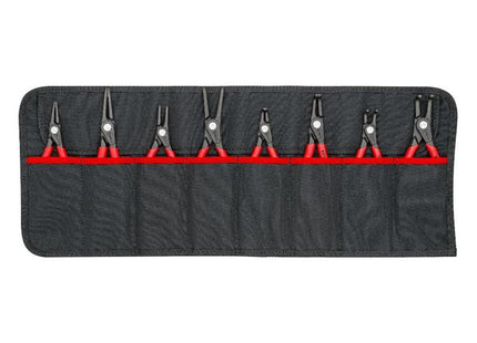 Knipex Tool Roll Circlip Plier Set, 8 Piece Knipex - RockBottom Northampton