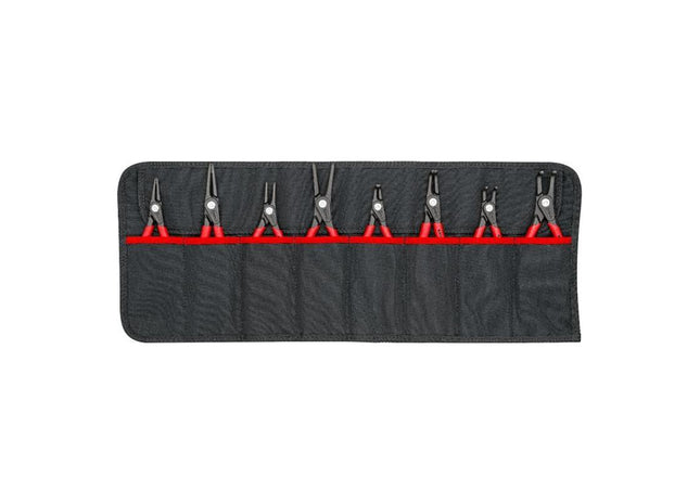 Knipex Tool Roll Circlip Plier Set, 8 Piece Knipex - RockBottom Northampton