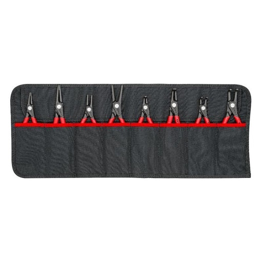 Knipex Tool Roll Circlip Plier Set, 8 Piece Knipex - RockBottom Northampton