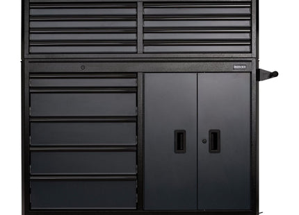 Draper Bunker 13 Drawer Combined Roller Cabinet and Tool Chest, 52", Grey Draper - Town Tools