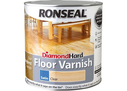 Ronseal Diamond Hard Floor Varnish Gloss 2.5 litre Ronseal - RockBottom Nothampton