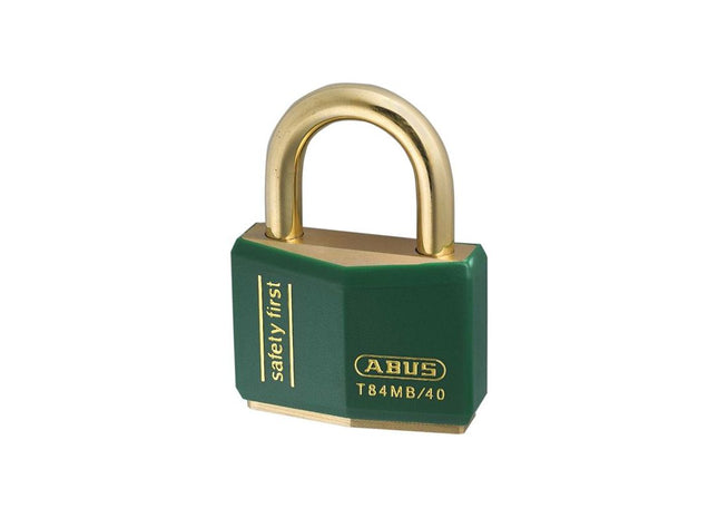 Abus Mechanical T84MB/40mm Green Rustproof Padlock ABUS Mechanical - RockBottom Northampton 