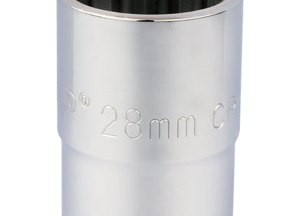 Draper 12 Point Socket, 3/4" Sq. Dr., 28mm 16697 Draper - Town Tools 
