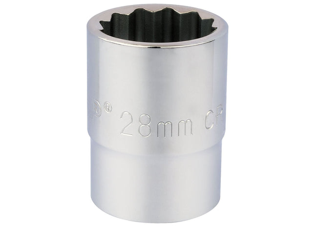 Draper 12 Point Socket, 3/4" Sq. Dr., 28mm 16697 Draper - Town Tools 