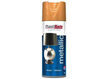 Plastikote Metallic Spray Bronze 400ml PlastiKote - RockBottom Nothampton
