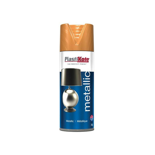 Plastikote Metallic Spray Bronze 400ml PlastiKote - RockBottom Nothampton