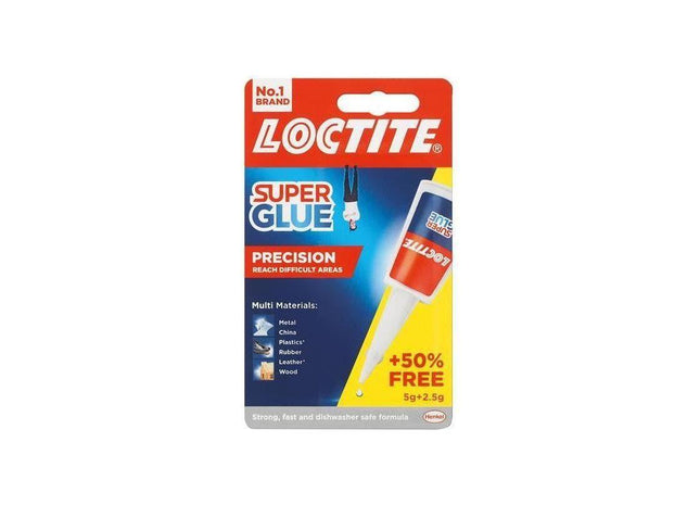 Loctite Super Glue Precision Bottle 5g + 50% Extra Free Loctite - RockBottom Northampton
