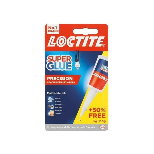 Loctite Super Glue Precision Bottle 5g + 50% Extra Free Loctite - RockBottom Northampton
