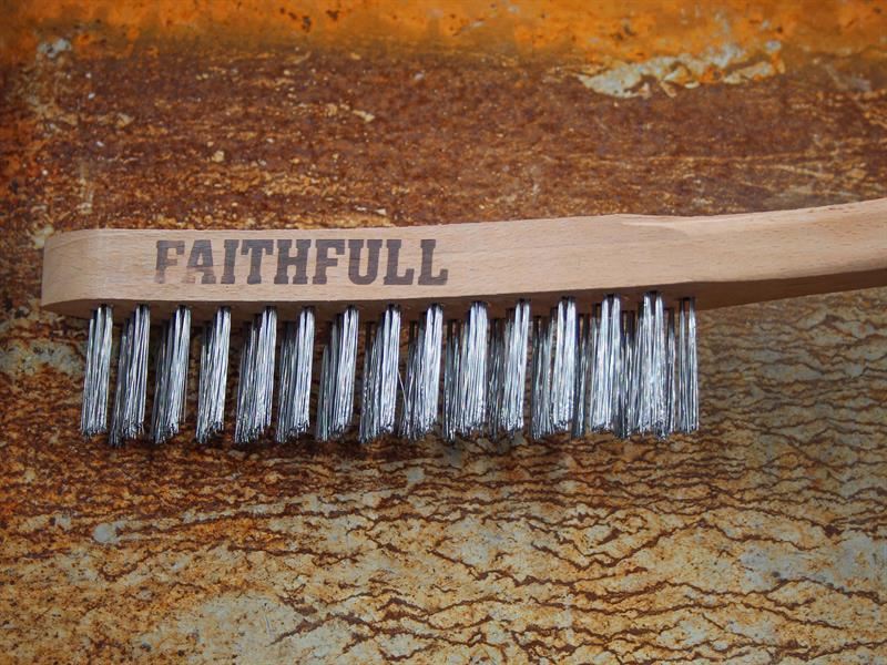 Faithfull Lightweight Scratch Brush, Three Row Faithfull - RockBottom Northampton