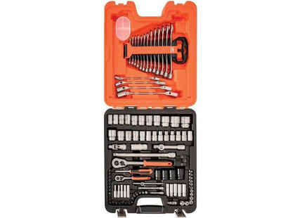 Bahco S106 1/4in &1/2in DriveSocket & Spanner Set, 106 Piece Bahco - RockBottom Northampton