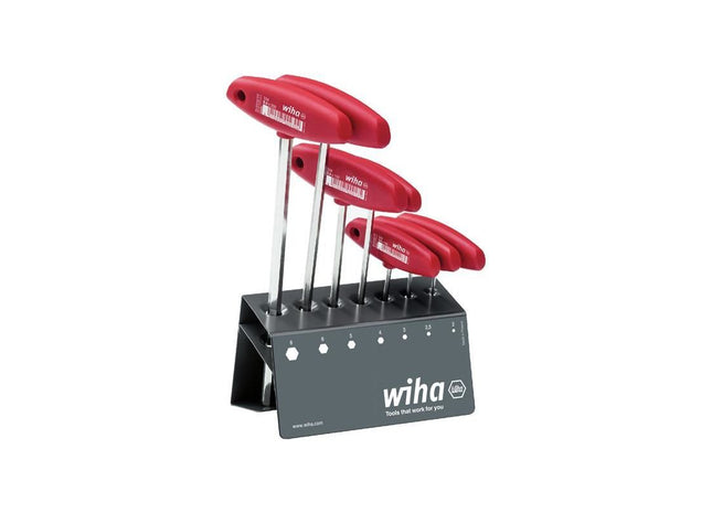 Wiha L-key with T-handle Set, 8 Piece Wiha - RockBottom Northampton