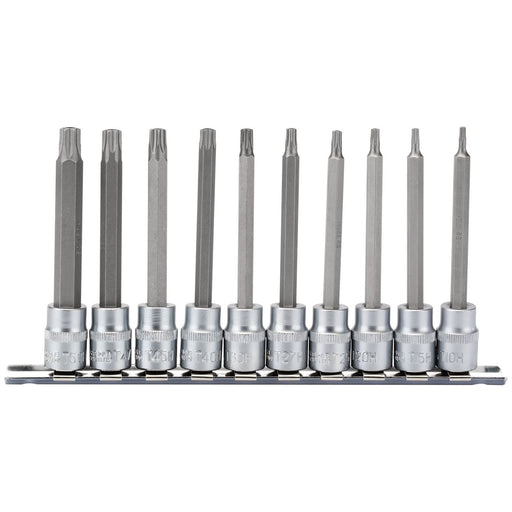 Draper TX-STAR Security Socket Bit Set, 3/8" Sq. Dr. (10 Piece) Draper - Town Tools 