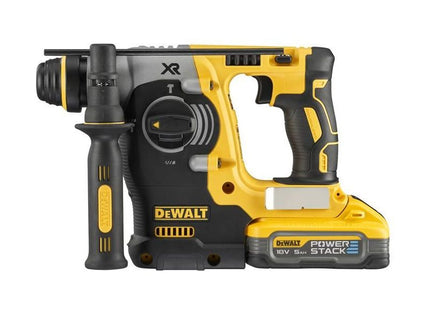 Dewalt Power Tools DCH273H2T XR Brushless SDS Plus 3 Mode Hammer 18V 2 x POWERSTACK™ 5.0Ah Li-ion DeWALT Power Tools - RockBottom Northampton