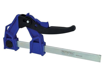 Faithfull Heavy-Duty Lever Clamp Capacity 160mm Faithfull - RockBottom Northampton
