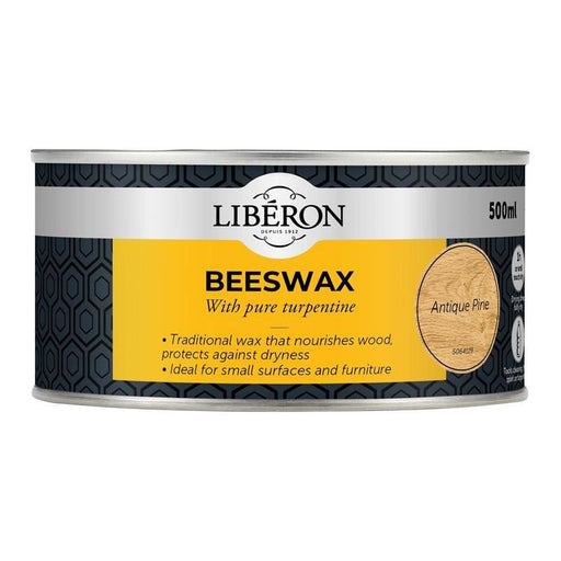 Liberon Beeswax Paste Antique Pine 500ml Liberon - RockBottom Northampton