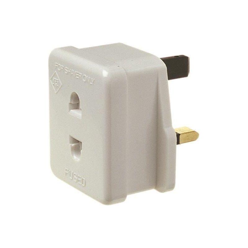 Dencon Shaver Adaptor 13A Fused Dencon - RockBottom Northampton