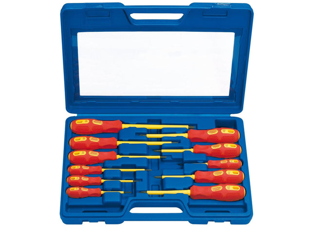 Draper VDE Approved Fully Insulated Screwdriver Set (11 Piece) 69234 Draper - Town Tools 