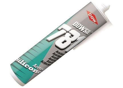 Dowsil 781 Silicone Sealant White 310ml Dowsil - RockBottom Northampton