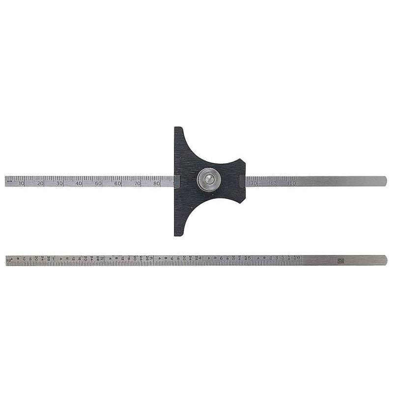 Moore & Wright Reversible Base Depth Gauges Metric 0-150mm Moore & Wright - RockBottom Northampton