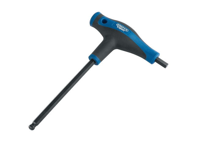 Draper Soft Grip 'T' Handle Hexagon and Ball End Key, 8.0mm Draper - Town Tools