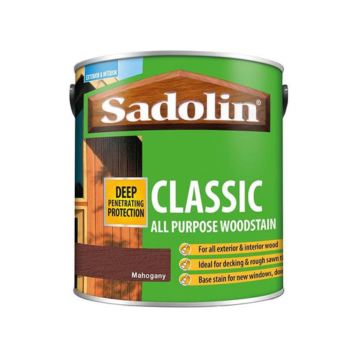 Sadolin Classic Wood Protection Mahogany 2.5 litre Sadolin - RockBottom Nothampton