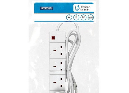 Extension Lead 2M 4Socket
