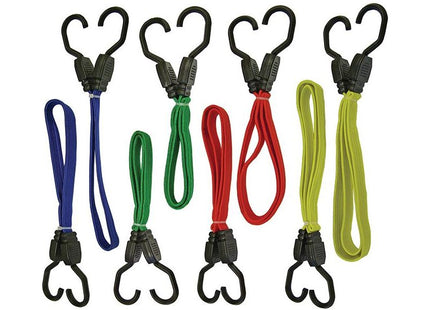 Faithfull Flat Bungee Cord Set 8 Piece Faithfull - RockBottom Northampton