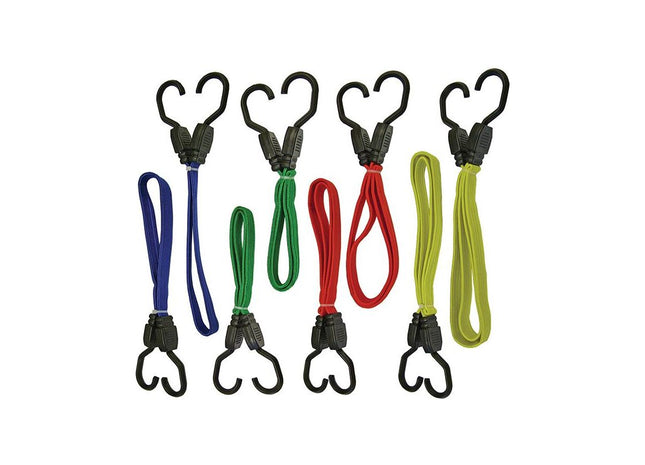 Faithfull Flat Bungee Cord Set 8 Piece Faithfull - RockBottom Northampton