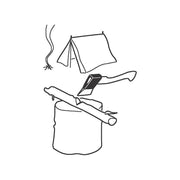 Bahco Camping Hatchet HUS 0.6-380 850g Bahco - RockBottom Northampton