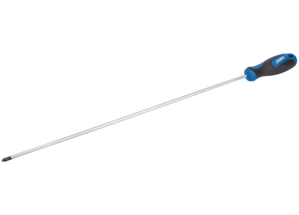 Draper Extra Long Reach Soft Grip PZ Type Screwdriver, No.2 x 450mm 69472 Draper - Town Tools 