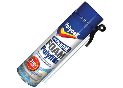 Polycell Expanding Foam Filler Gap Gun 500ml Polycell - RockBottom Nothampton