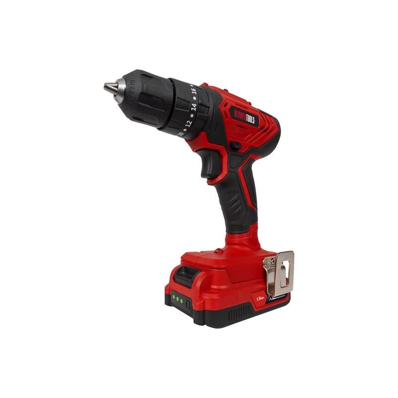 Olympia Power Tools X20S™ Combi Drill 20V 1 x 1.5Ah Li-ion Olympia Power Tools - RockBottom Nothampton