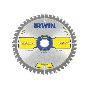 Irwin® Multi Material Circular Saw Blade 160 x 20mm x 48T TCG IRWIN® - RockBottom Northampton