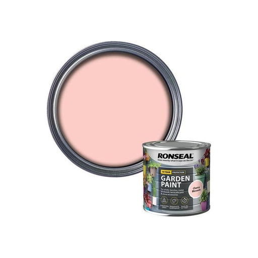 Ronseal Garden Paint Cherry Blossom 250ml Ronseal - RockBottom Nothampton