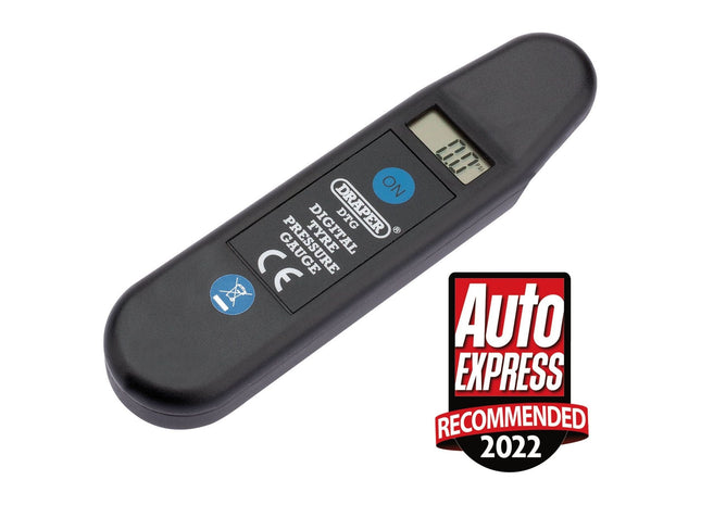 Draper Digital Tyre Pressure Reader 01071 Draper - Town Tools 