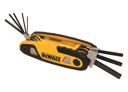 Dewalt Metric Folding / Locking Hex Key Set, 8 Piece Dewalt - RockBottom Northampton