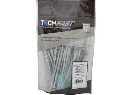 Forgefix TechFast Roofing Screw Timber - Steel Light Section 5.5 x 109mm Pack 50 ForgeFix - RockBottom Northampton