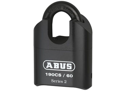 Abus Mechanical 190/60 60mm Heavy-Duty Combination Padlock Closed Shackle (4-Digit) Carded ABUS Mechanical - RockBottom Northampton 