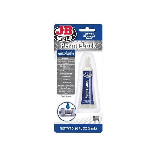 J-B Weld Perma-lock Blue Medium Strength Threadlocker 6ml J-B Weld - RockBottom Northampton