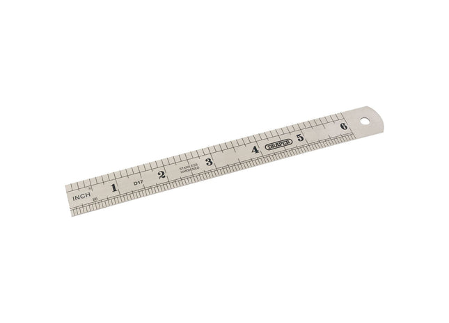 Draper Steel Rule, 150mm/6" 59633 Draper - Town Tools 
