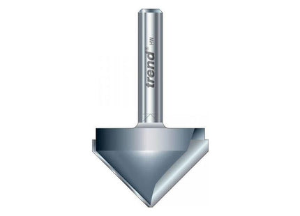 Trend 11/3 x 1/2 TCT V-Groove Cutter 45° 9.2 x 19.1mm Trend - RockBottom Northampton