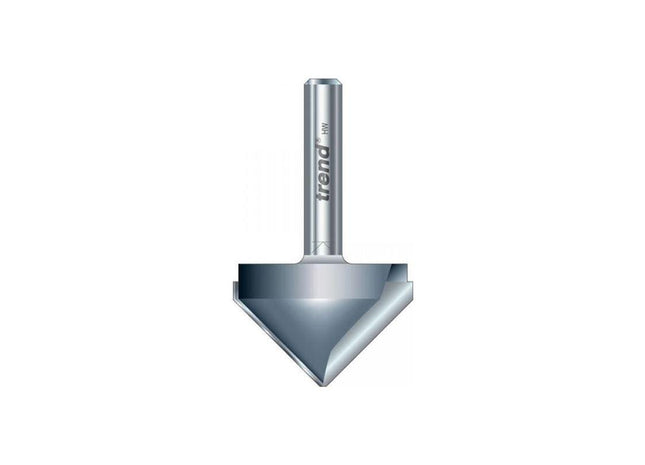Trend 11/3 x 1/2 TCT V-Groove Cutter 45° 9.2 x 19.1mm Trend - RockBottom Northampton