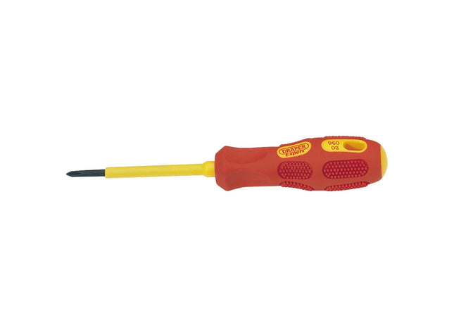 Draper VDE Approved Fully Insulated Cross Slot Screwdriver, No.0 x 60mm (Sold Lo Draper - Town Tools 
