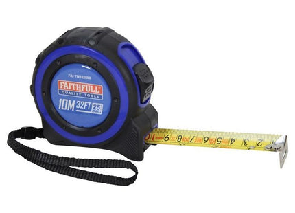 Faithfull Trade Tape Measure 10m/33ft (Width 25mm) Faithfull - RockBottom Northampton