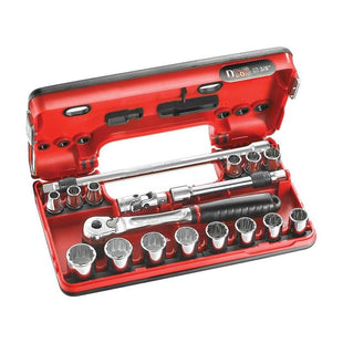 Facom 3/8in Drive Socket Detection Box Socket Set, 18 Piece Facom - RockBottom Northampton