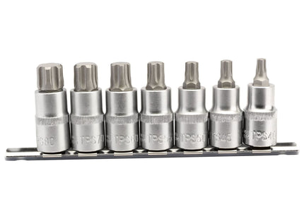 Draper TX-STAR Plus Socket Bit Set, 1/2" Sq. Dr., 55mm (7 Piece) Draper - Town Tools 