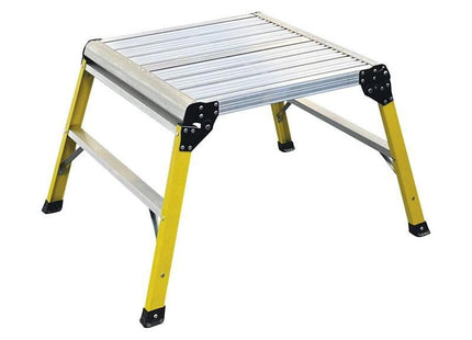 Zarges Fibreglass Hop-up Work Platform 600 x 600mm Zarges - RockBottom Northampton